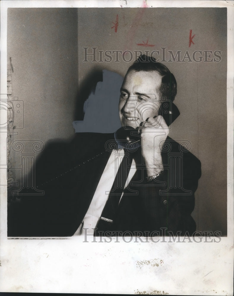 1961 Press Photo Assistant Attorney General Charles Younger, Huntsville, Alabama - Historic Images