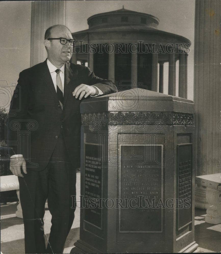 1968 Press Photo Sibyl Temple - Reverend John Wiley, and Vestavia Temple - Historic Images