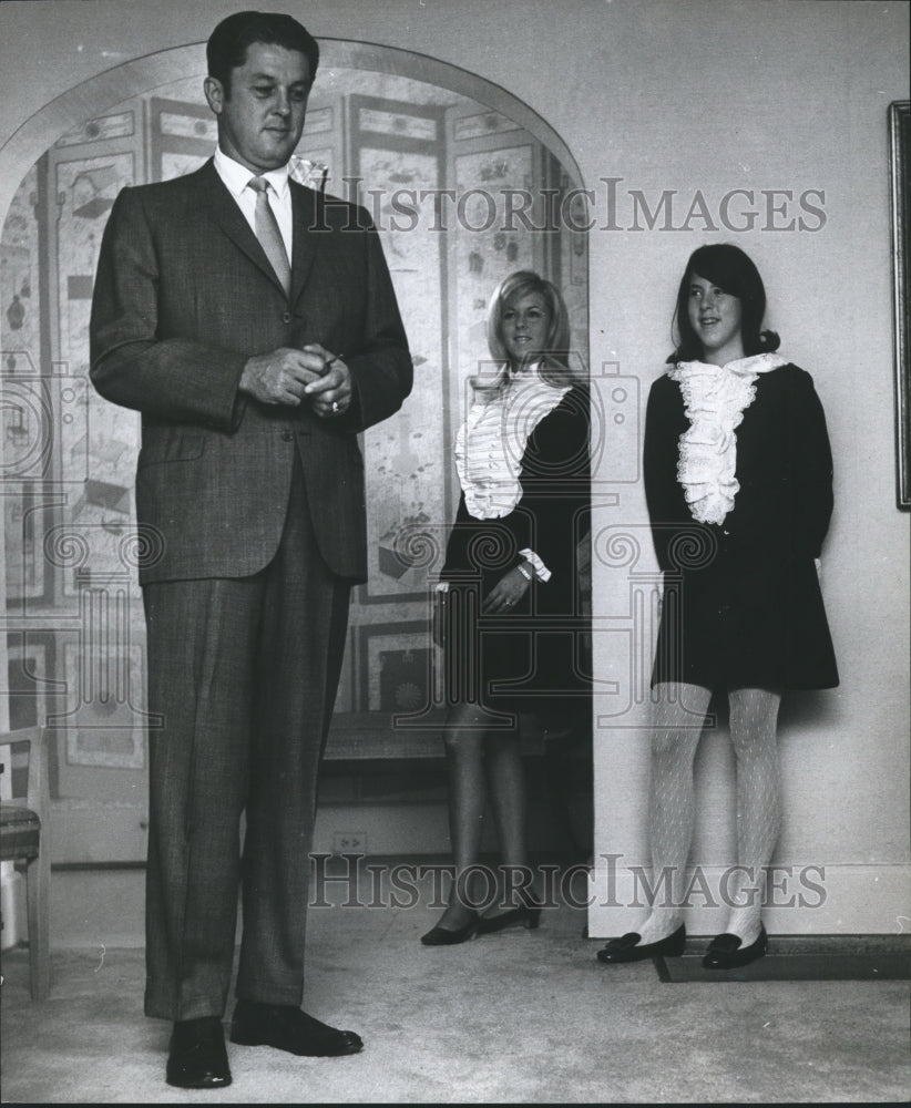 1968 Press Photo Fred Berman honored by United Jewish Appeals and Bonds - Historic Images