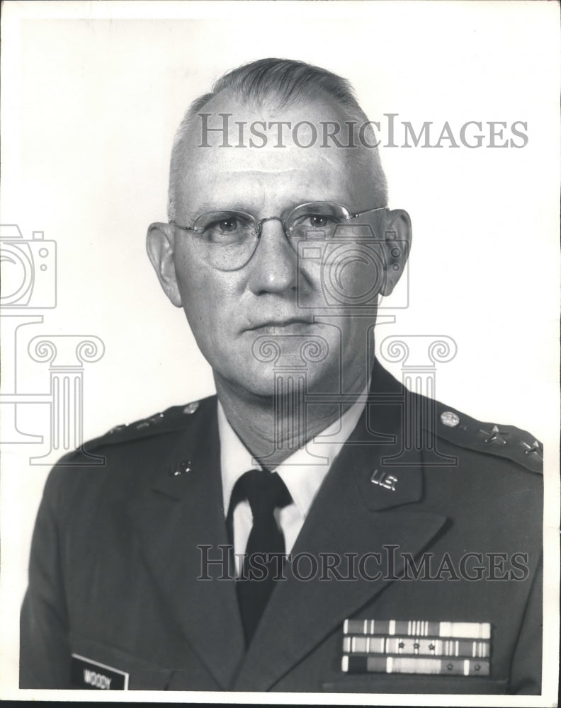 1973 Press Photo Major General Leonard S. Woody, United States Army - abna19817 - Historic Images