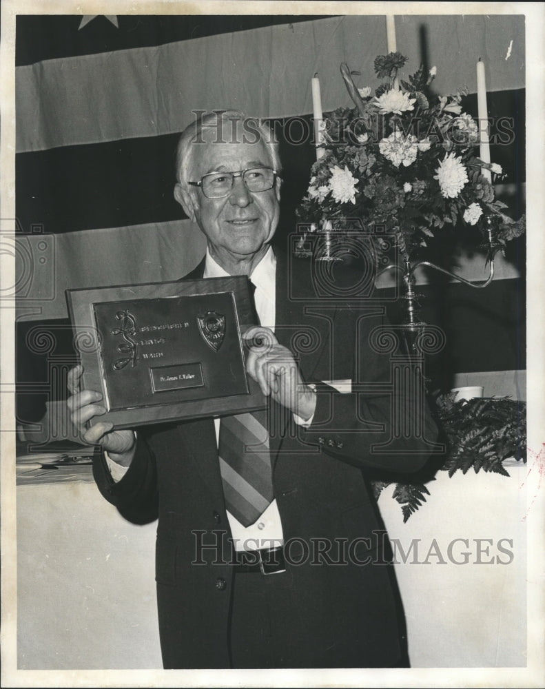 1978, Dr. James Walker receives Distinguished Service Award, Opelika - Historic Images