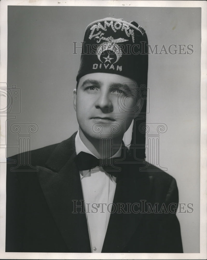 1950, Shriner Carl Witticher, Jr., Zamora - abna19932 - Historic Images