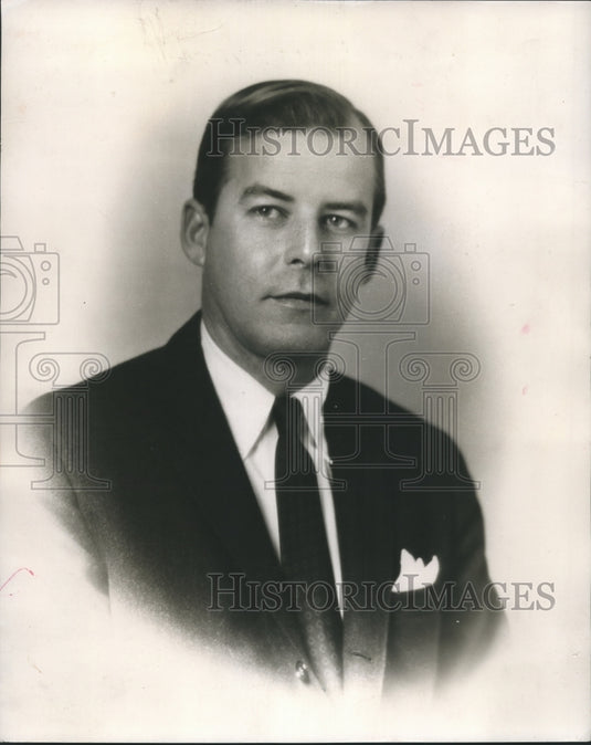 1957 Press Photo Marion A. Woodbury, Bankers Fire & Marine Insurance Company- Historic Images