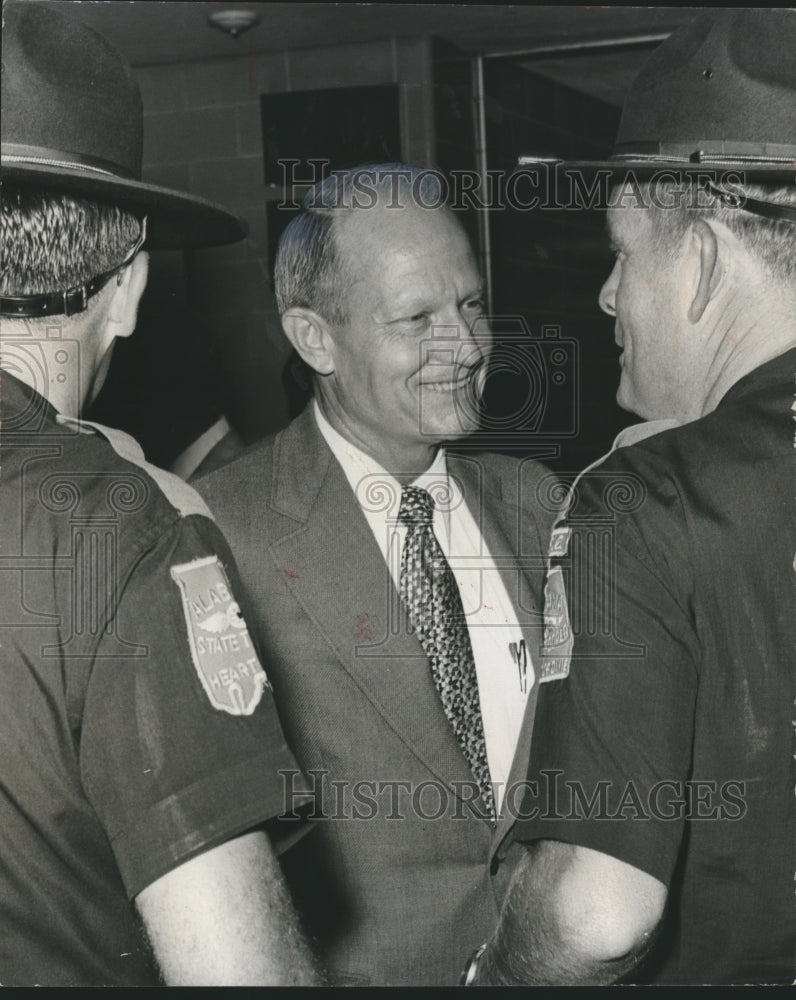 1972 Bob Wilson, Alabama Politician and State Troopers-Historic Images