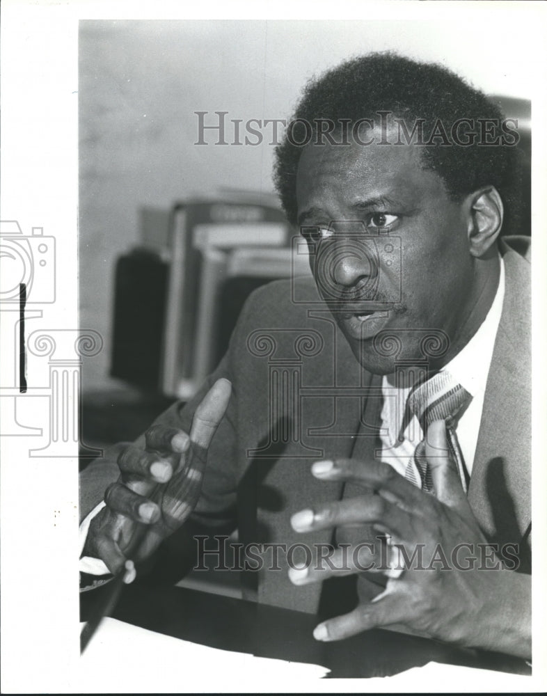 1980 W. Clyde Williams, president of Miles College - Historic Images