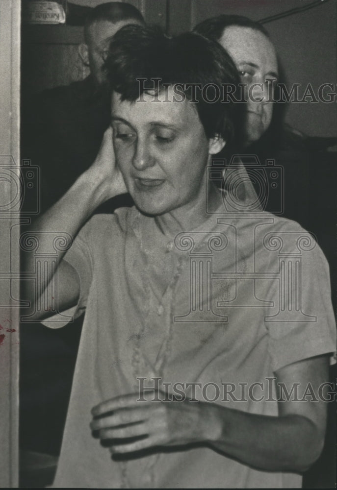 1964, Mable Ruth Wall at county jail - abna20016 - Historic Images