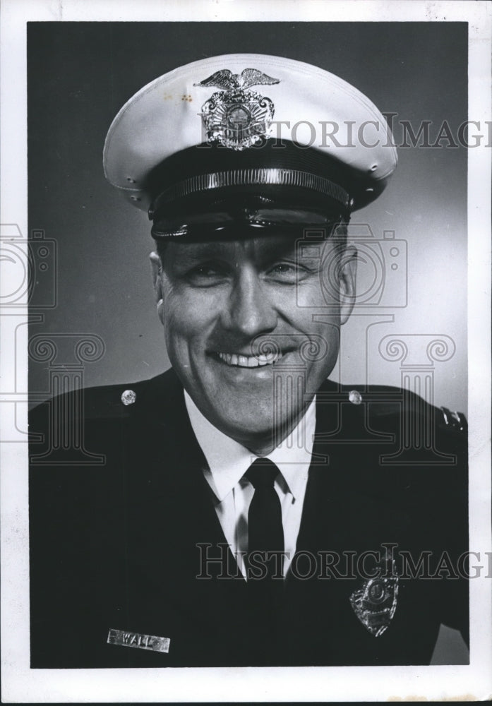 1966, Captain George Wall of Birmingham police department - abna20027 - Historic Images