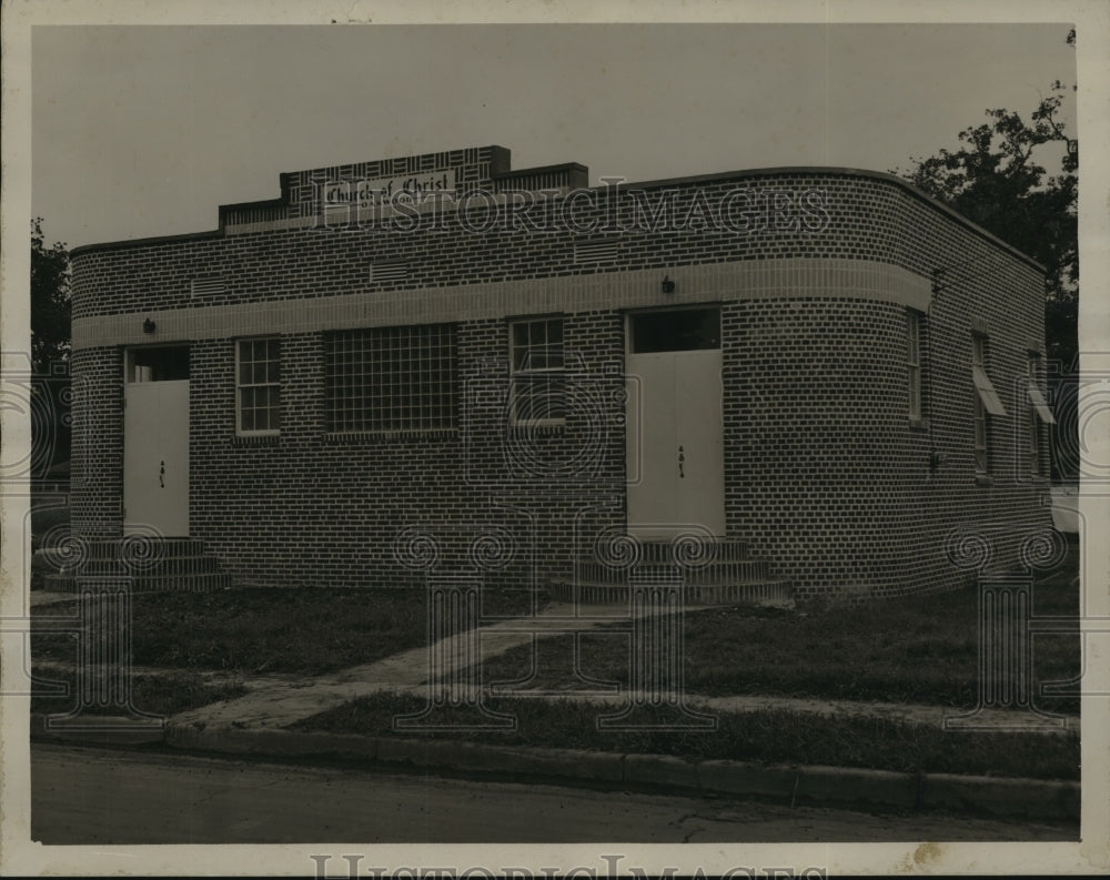 1947 Press Photo Church of Christ in Oakwood Section, Birmingham, Alabama - Historic Images