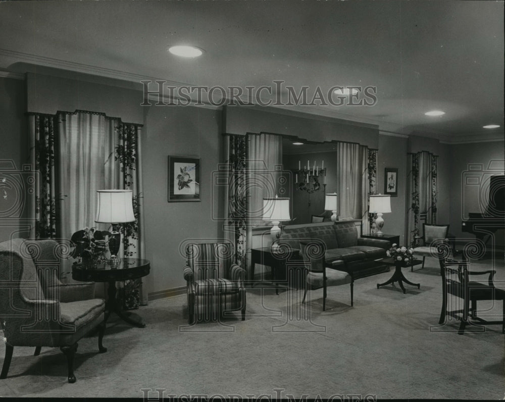 1951, Birmingham, Alabama, Church: First Methodist Interior - Historic Images