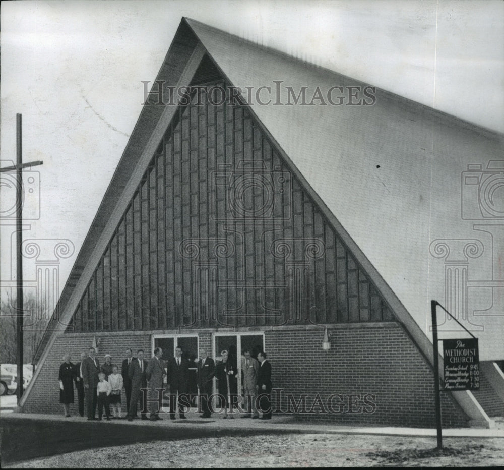 1960 Press Photo Birmingham, Alabama, Churches, Methodist Midfield, Alabama - Historic Images