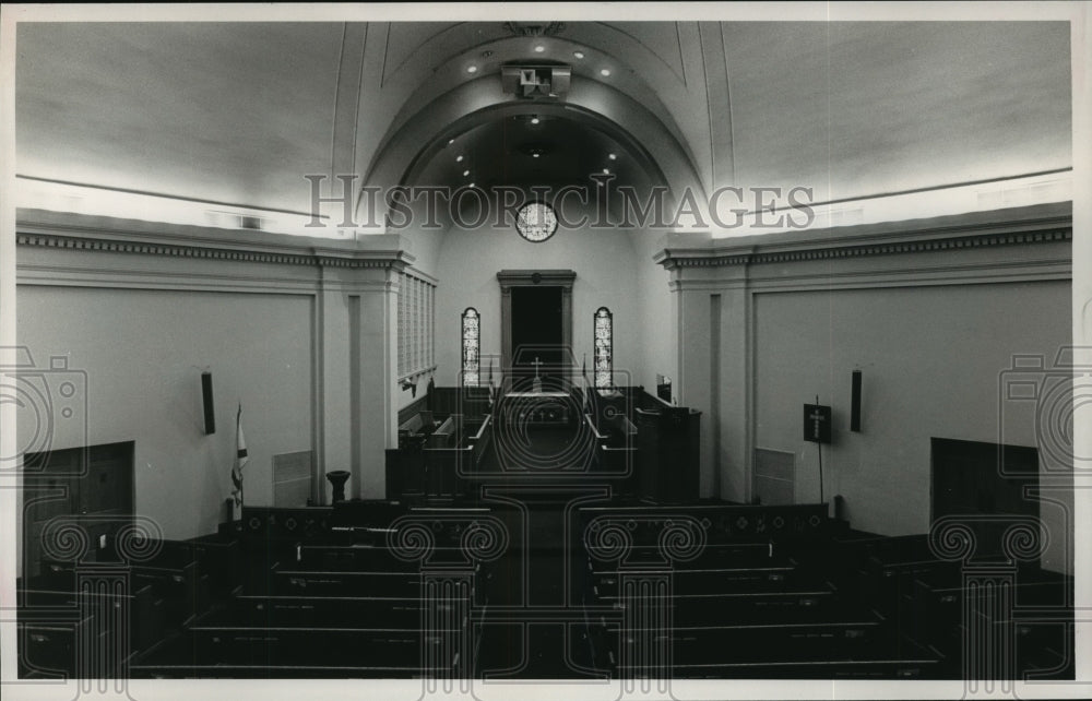 1988 Sanctuary of Highland Methodist Church, Birmingham, Alabama - Historic Images