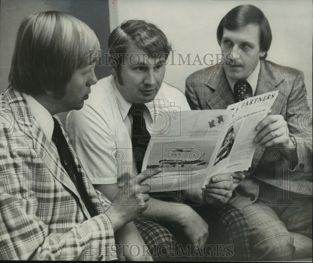 1975, Ben Bingham, Larry Trotman, Charlie Hardcastle of Birmingham - Historic Images