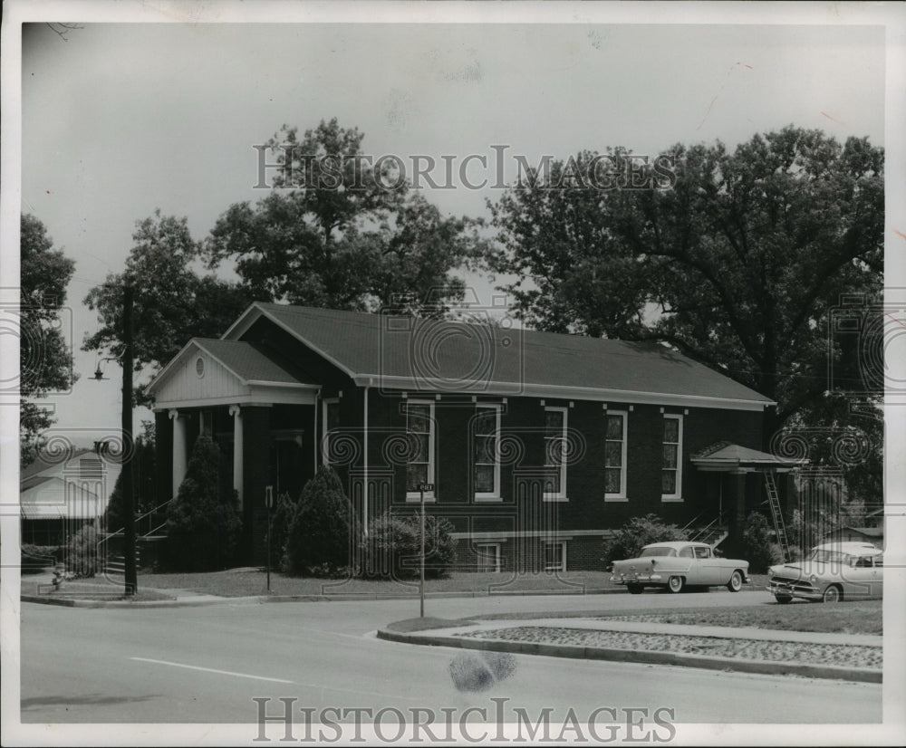 1956 Press Photo Hunter Street Baptist Church, Birmingham, Alabama - abna20330 - Historic Images