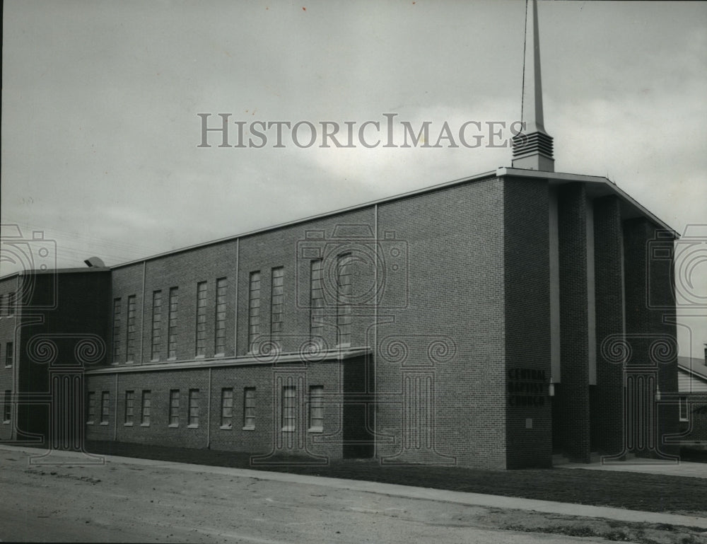 1963 Press Photo Central Baptist Church, Birmingham, Alabama - abna20342 - Historic Images