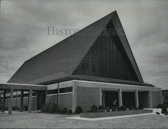 1967, McElwain Baptist Church in Birmingham, Alabama - abna20345 - Historic Images