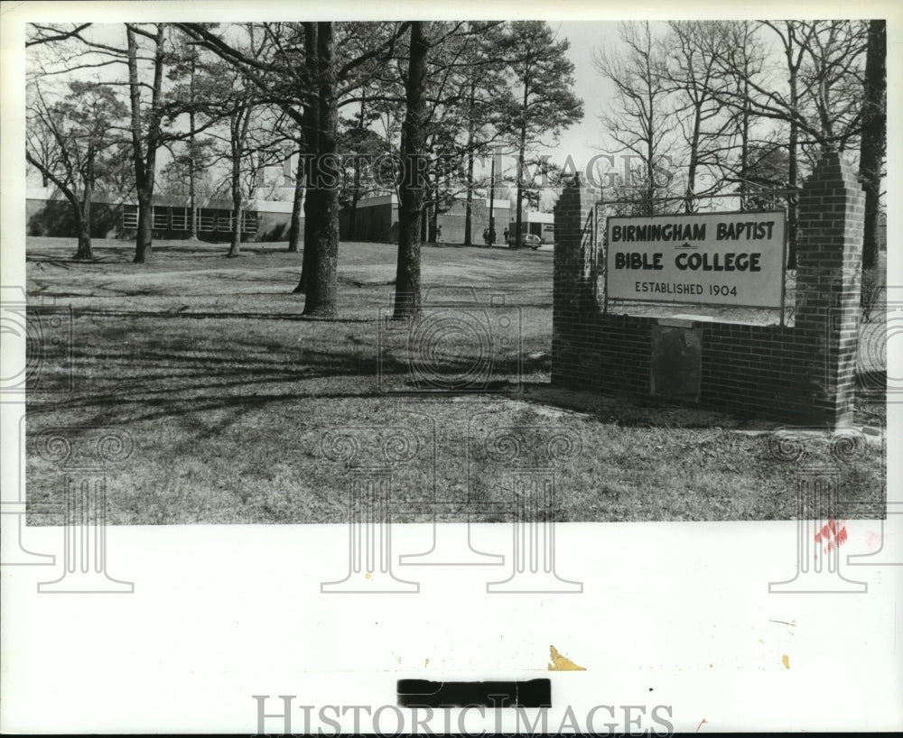 1979, Birmingham Baptist Bible College, Alabama - abna20366 - Historic Images