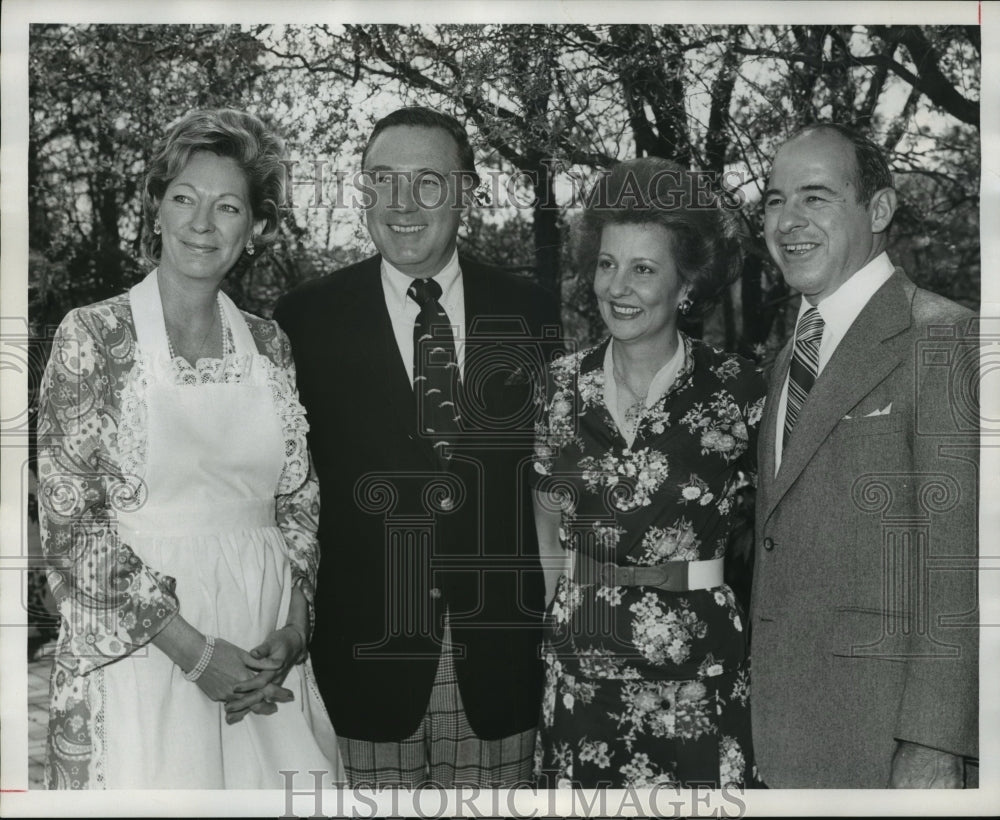 1976, Mr. and Mrs. Charles Webb, Dr. and Mrs. Nicholas at Event - Historic Images