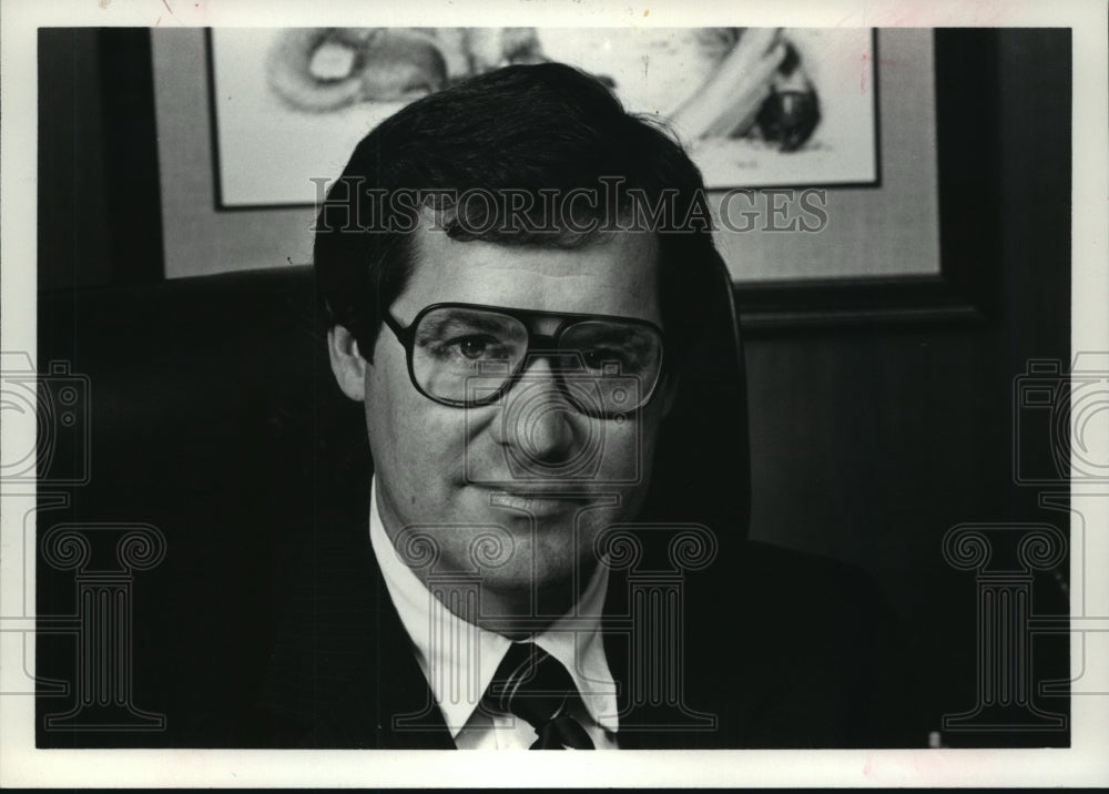 1982 Press Photo Eddie Webster, Birmingham Convention and Visitors Bureau - Historic Images