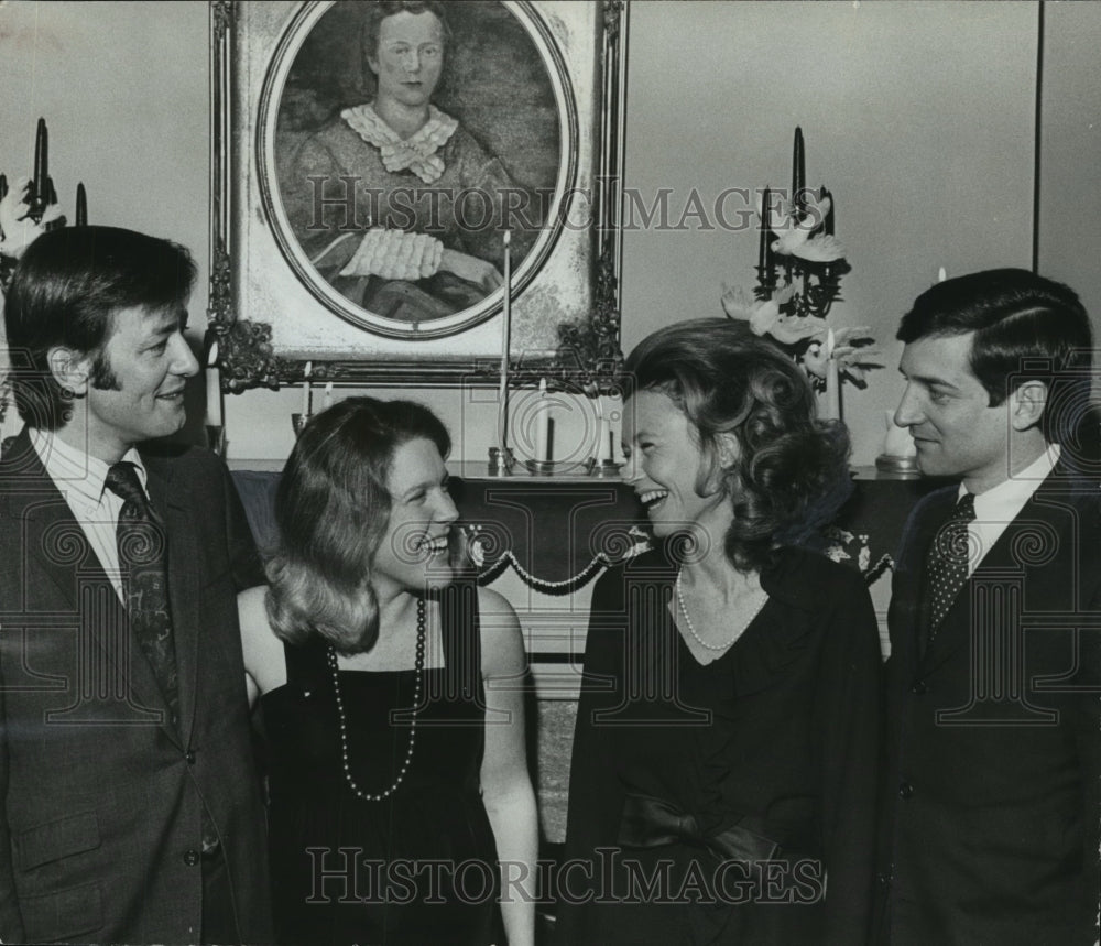 1972 Mr. and Mrs. McGovern with Mr. and Mrs. Thomas Barker-Historic Images