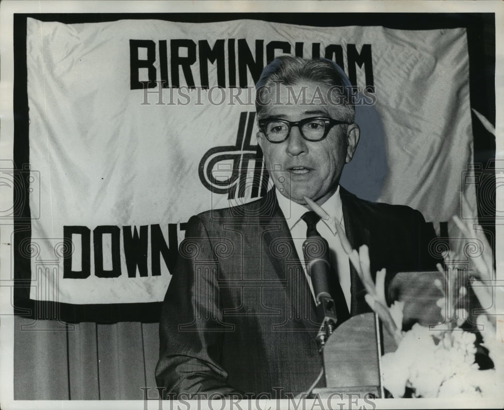 1969 Press Photo John Watkins, Alabama League of Municipalities Director - Historic Images