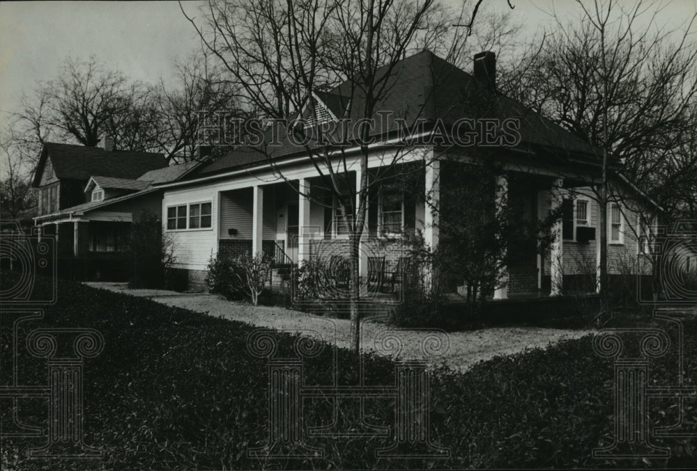 1980, Home with Large Porch, West End, Birmingham, Alabama - Historic Images