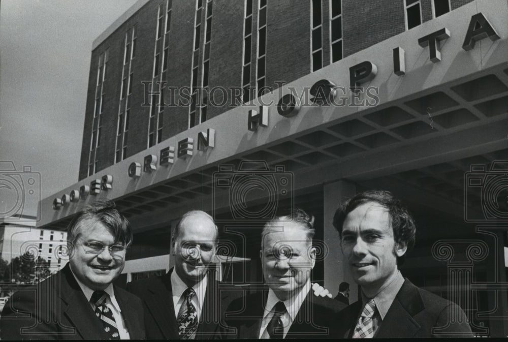 1975 Jefferson County, AL Commissioners at Cooper Green Hospital - Historic Images