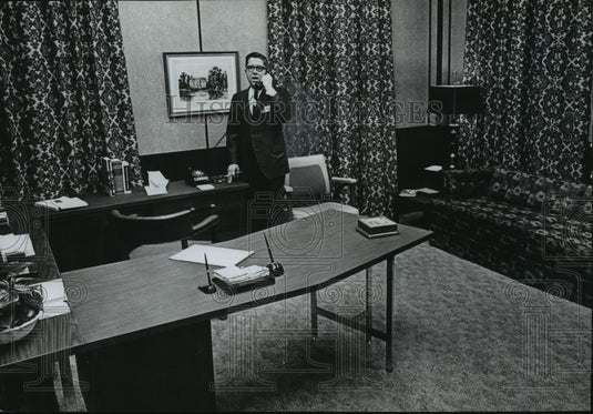 1966 Rush Jordan, Executive Director, Baptist Hospital, BIrmingham-Historic Images