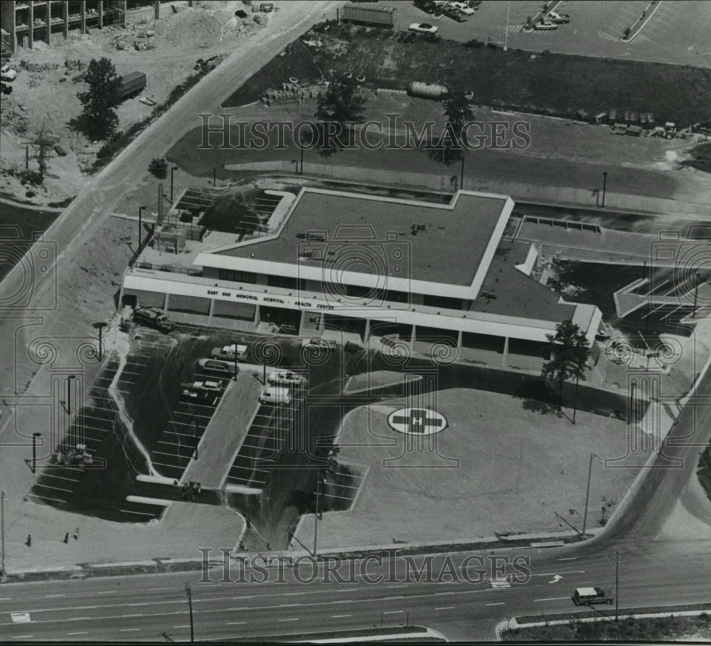 1978, Aerial View of East End Memorial Hospital Health Center - Historic Images