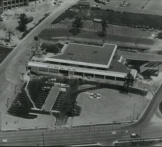 1978, Aerial View of East End Memorial Hospital Health Center - Historic Images