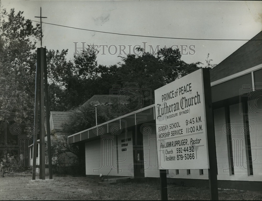 1965, Prince of Peace Lutheran Church, Birmingham, Alabama - Historic Images