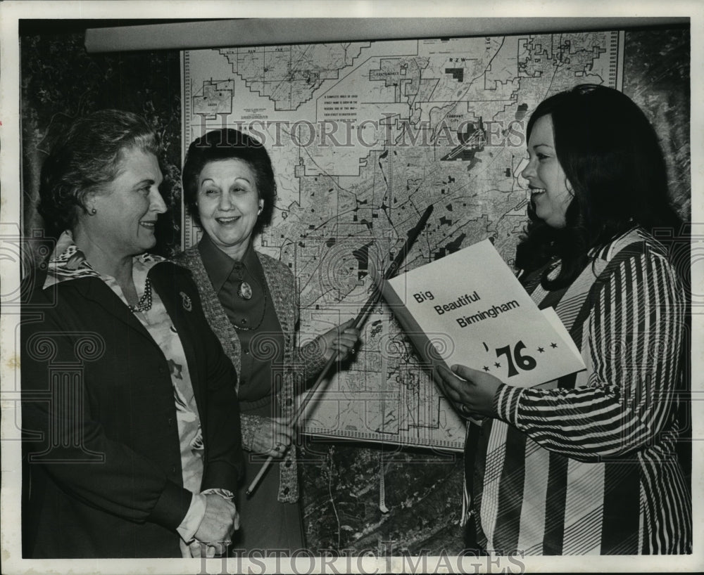 1976 Birmingham Beautification Chairman Martha Hansberger, Others-Historic Images