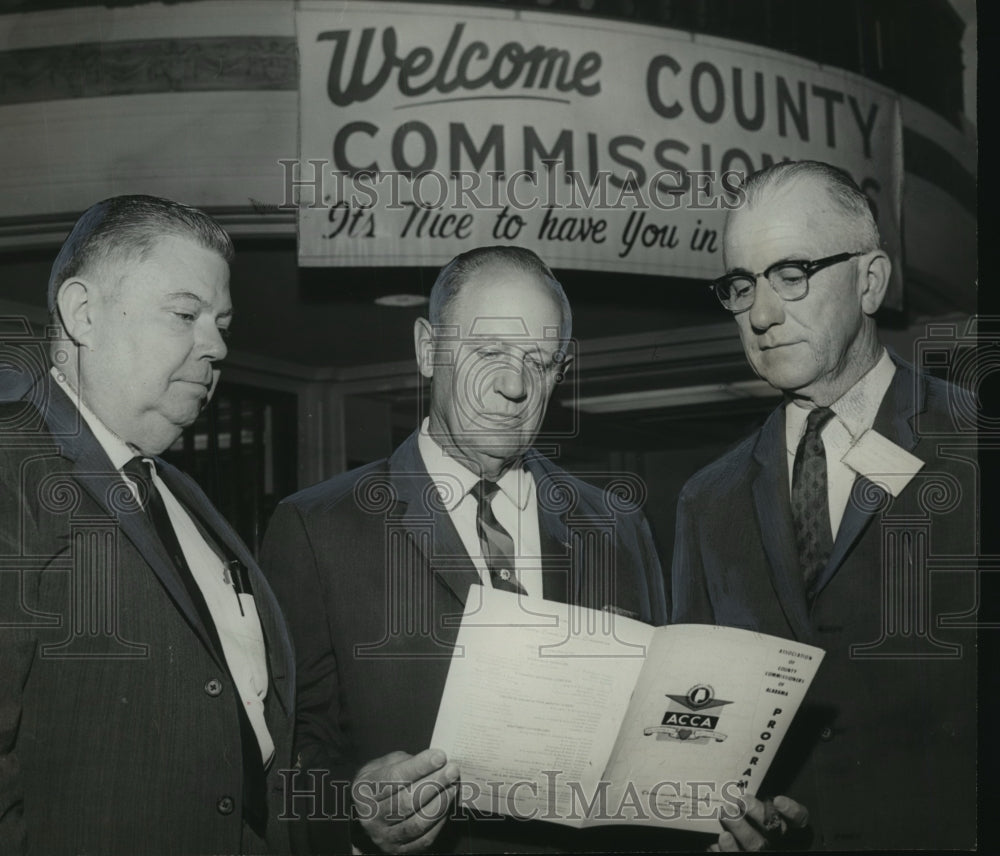 1965, County Officials at Meeting, Montgomery, Alabama - abna20676 - Historic Images