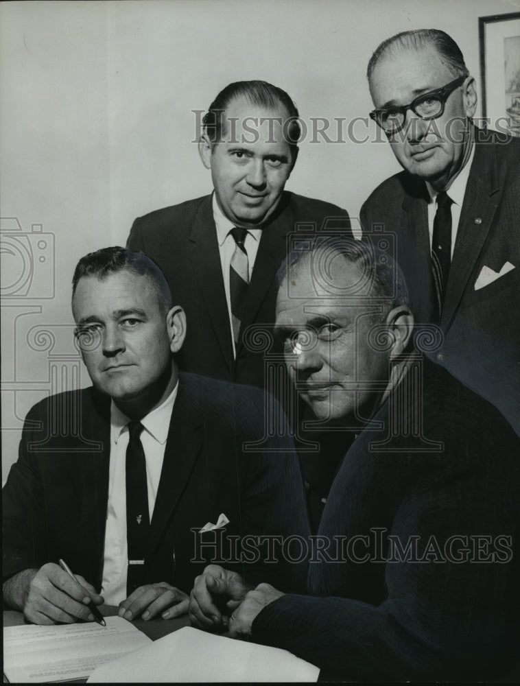 1965 YMCA Board of Directors including W. A. Watts Junior, Others-Historic Images