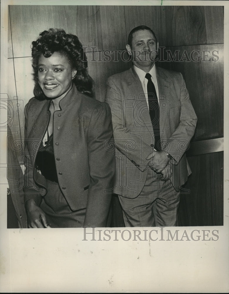 1984, Lieutenant Billy Webb and wife Gwen, a Birmingham Officer - Historic Images