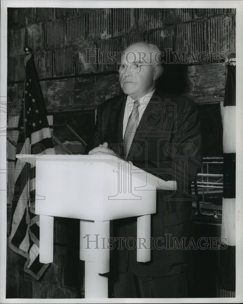 1956 Press Photo Attorney Walter Will Bankhead - abna20857 - Historic Images