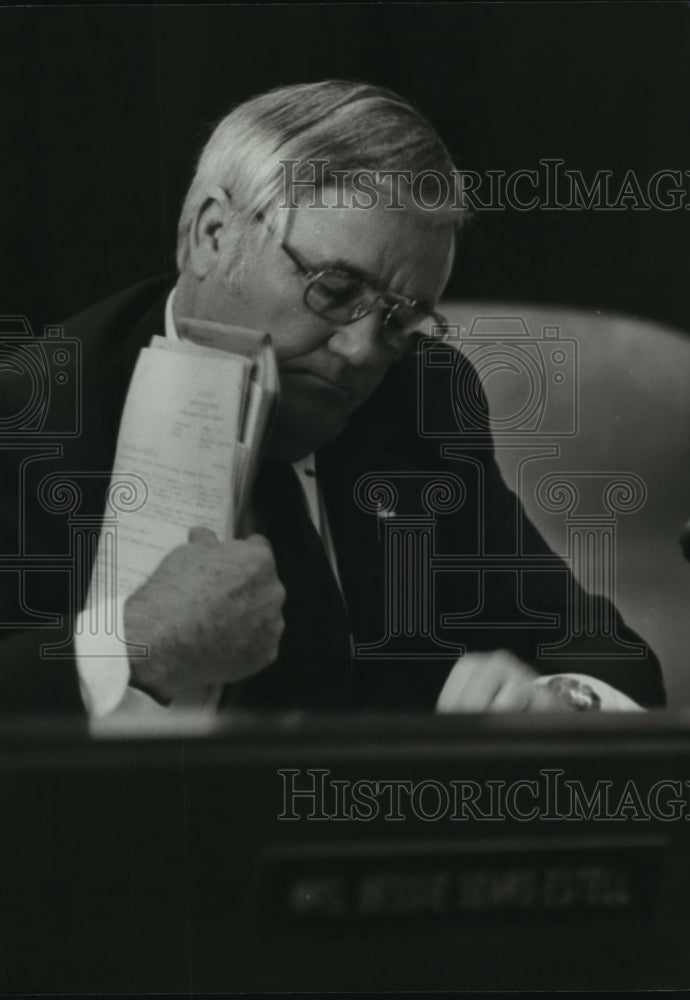 1980 Russ Yarbrough at Birmingham, Alabama City Council - Historic Images