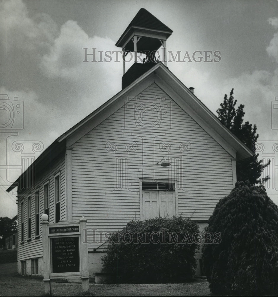 1960 Press Photo Green Springs Baptist Church in Birmingham, Alabama - abna20985 - Historic Images