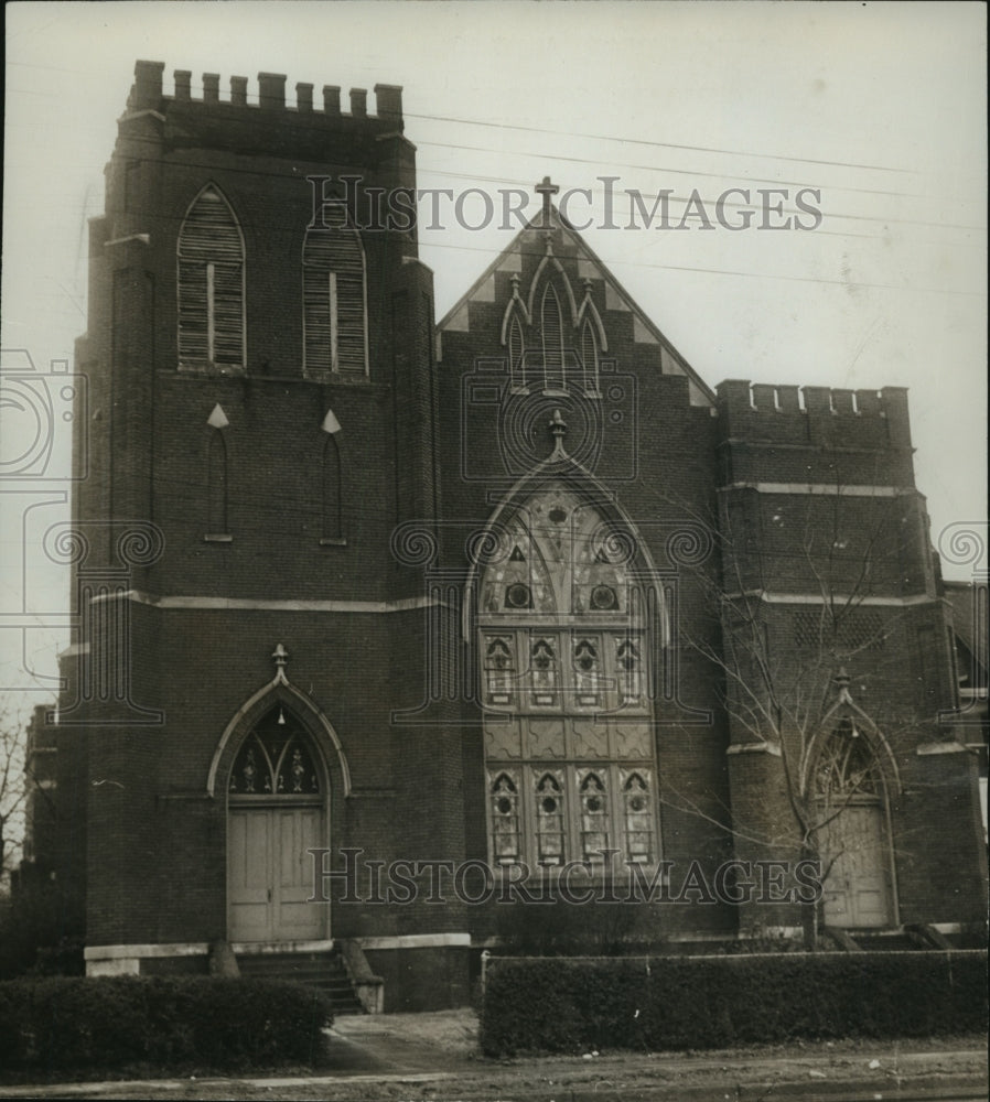 1971 Press Photo Our Lady of Fatima Catholic Church in Birmingham, Alabama - Historic Images