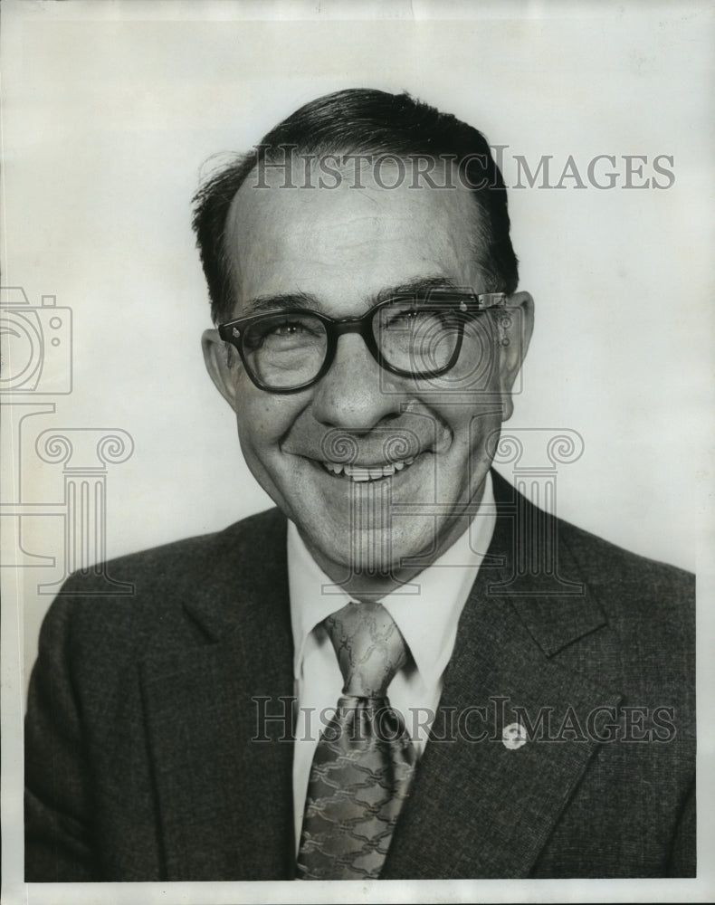 1971 Press Photo Ed Baskerville of the Lions Club - abna21020 - Historic Images