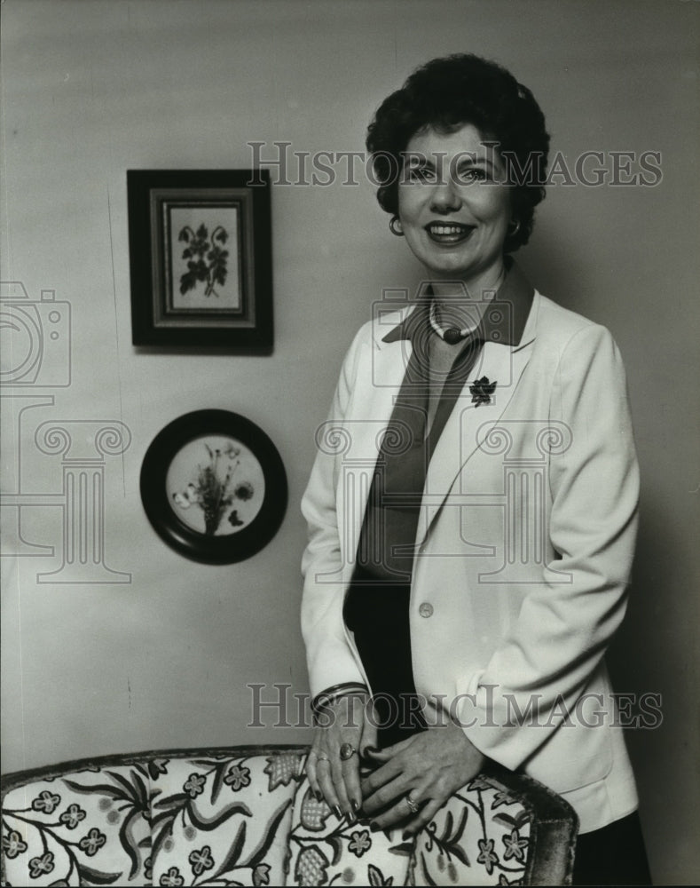 1979, Mrs. James Baskerville, president of Viciettes Club - abna21023 - Historic Images