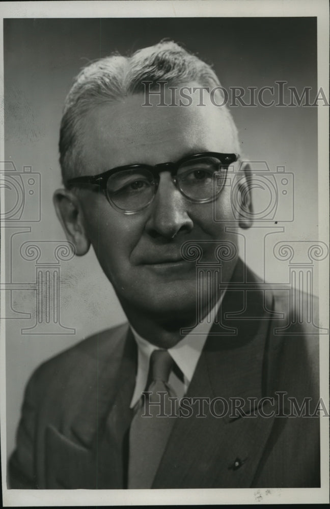 1954 Press Photo Dr. James E. Bathurst, National Academy Foundation, Alabama - Historic Images