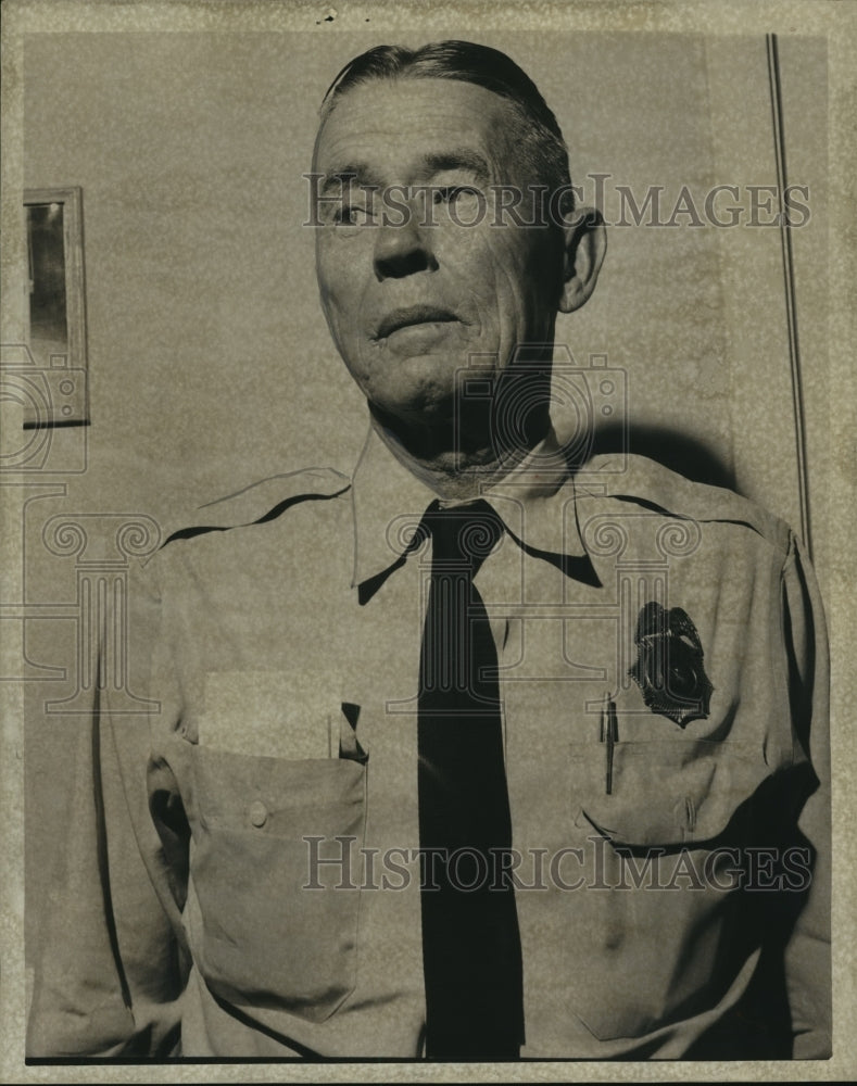 1959 Press Photo Graysville, Alabama Police Chief Alvin Tuggle - abna21059 - Historic Images