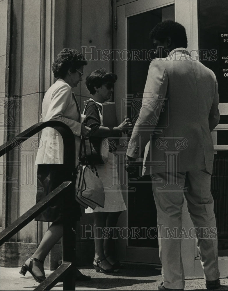 1983 Press Photo Doris Webb Sentenced for Voter Fraud, Alabama - abna21096 - Historic Images