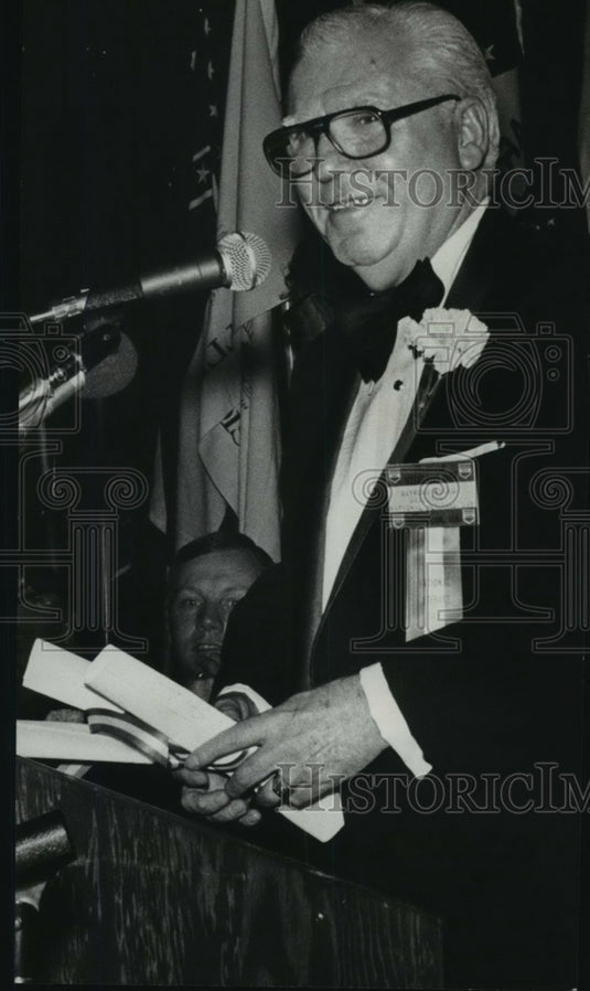 1976 Raymond Weeks, Veterans Day Chairman, Honored, Alabama - Historic Images