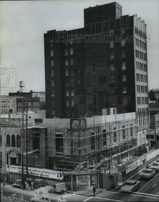 1969 Jefferson Federal Savings and Loan Expansion, Birmingham, AL-Historic Images