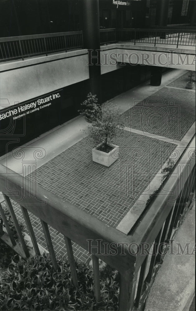 1982, First Alabama Bank Building Interior, Birmingham, Alabama - Historic Images