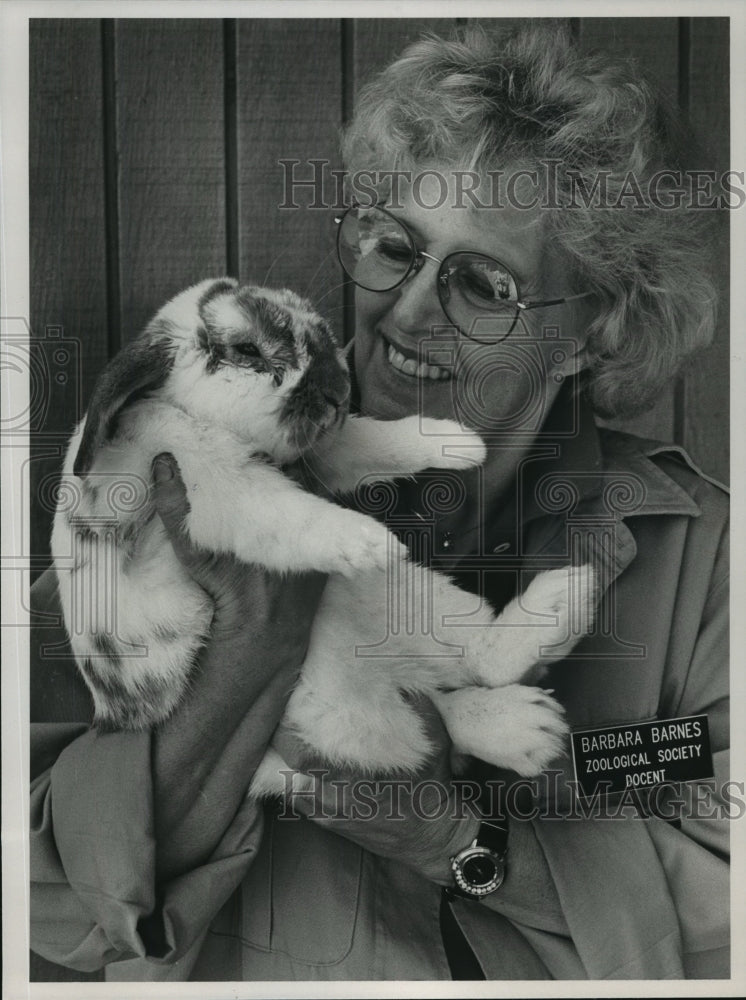 1989 Barbara Barnes Zoological Society Birmingham Alabama - Historic Images