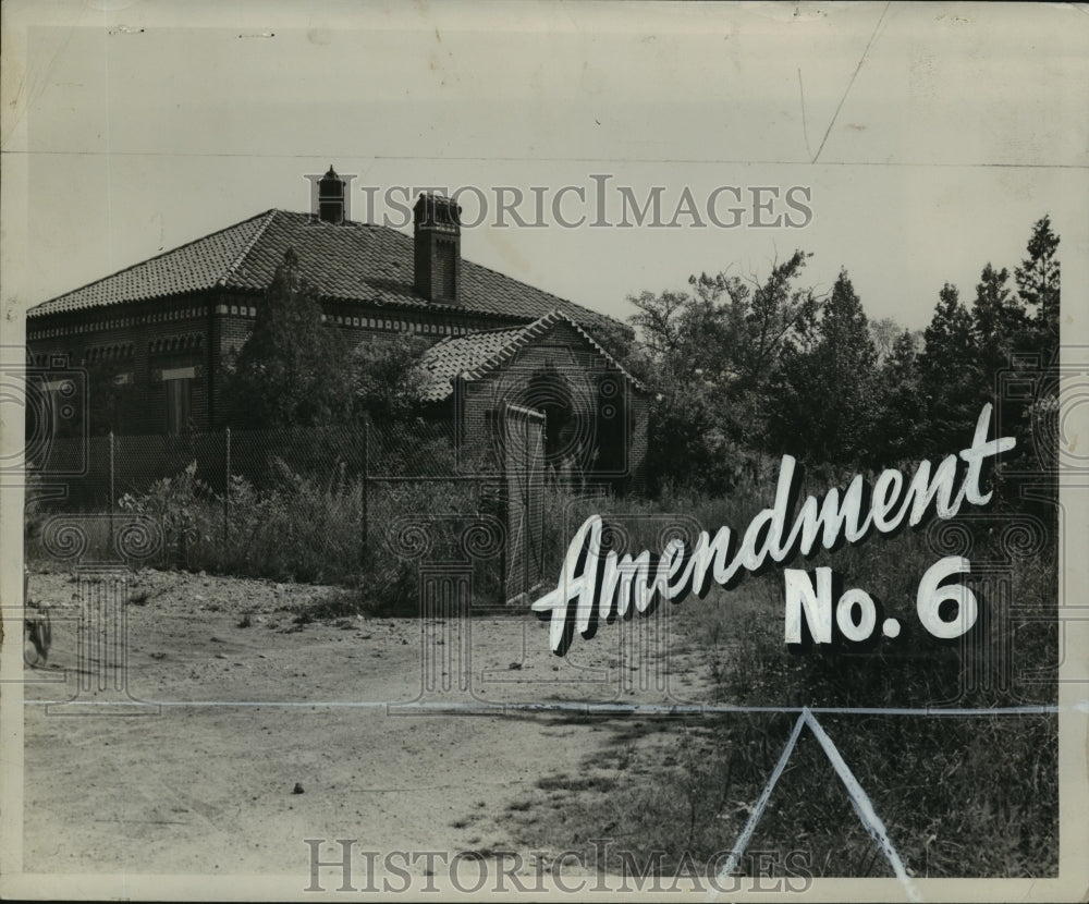 1948 of House with &quot;Amendment No. 6&quot; Overlay-Bessemer, Alabama - Historic Images