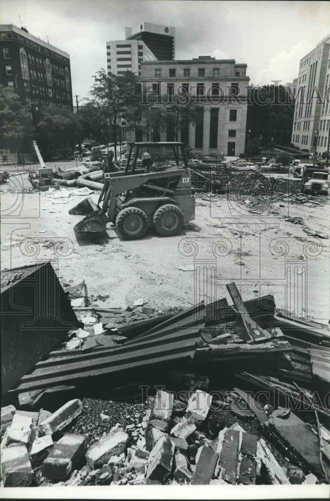 1982 Birmingham, Alabama Libraries, Downtown, Construction of Site - Historic Images