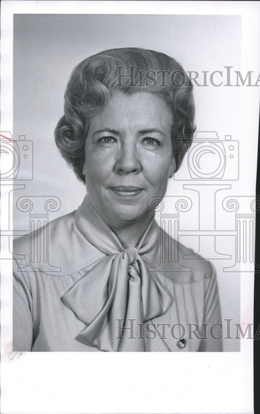 1976, Flo Brown, president of the Women's Junior Chamber of Commerce - Historic Images